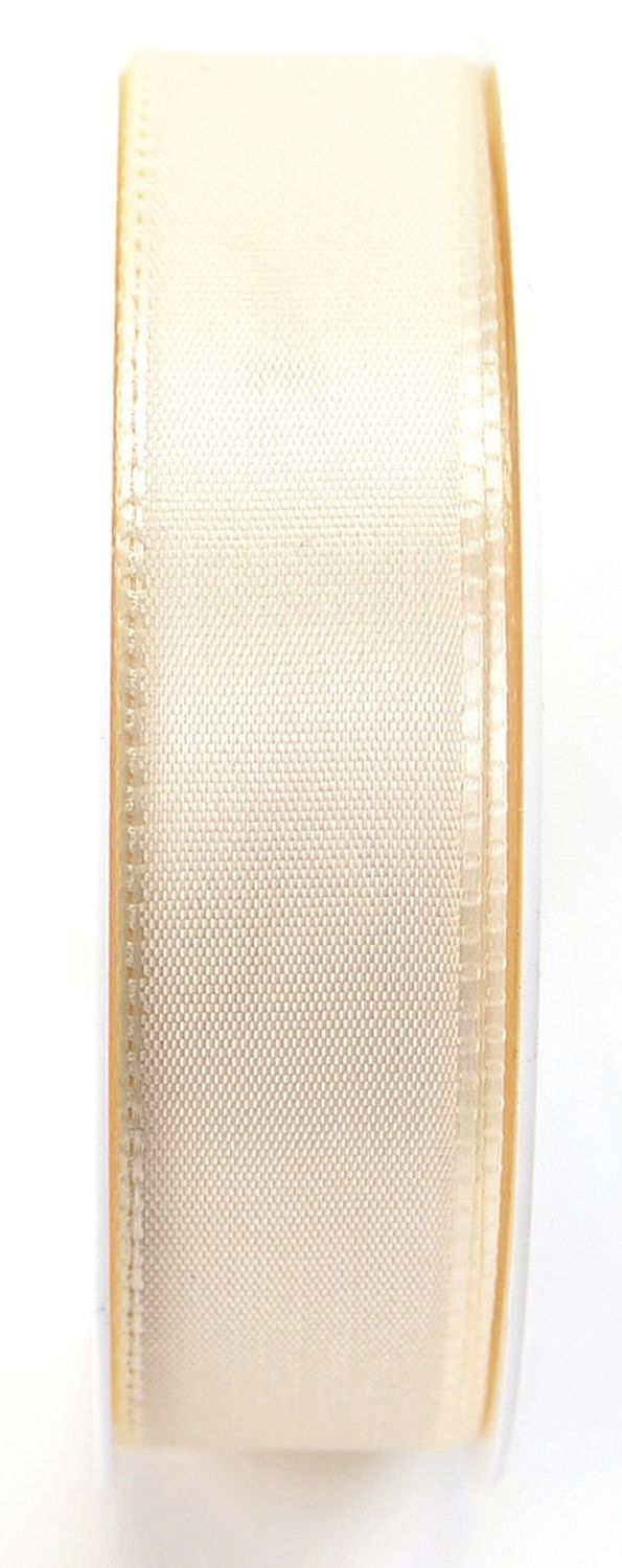 Basic Taftband - 25 mm x 50 m, creme