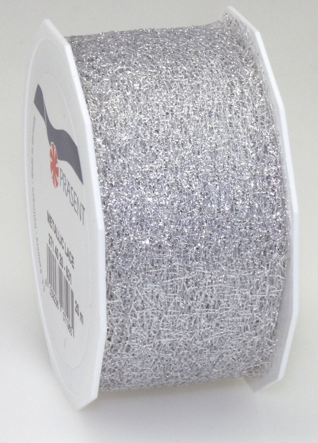 Zierband - 72 mm x 20 m, silber Zierband - 72 mm x 20 m, silber