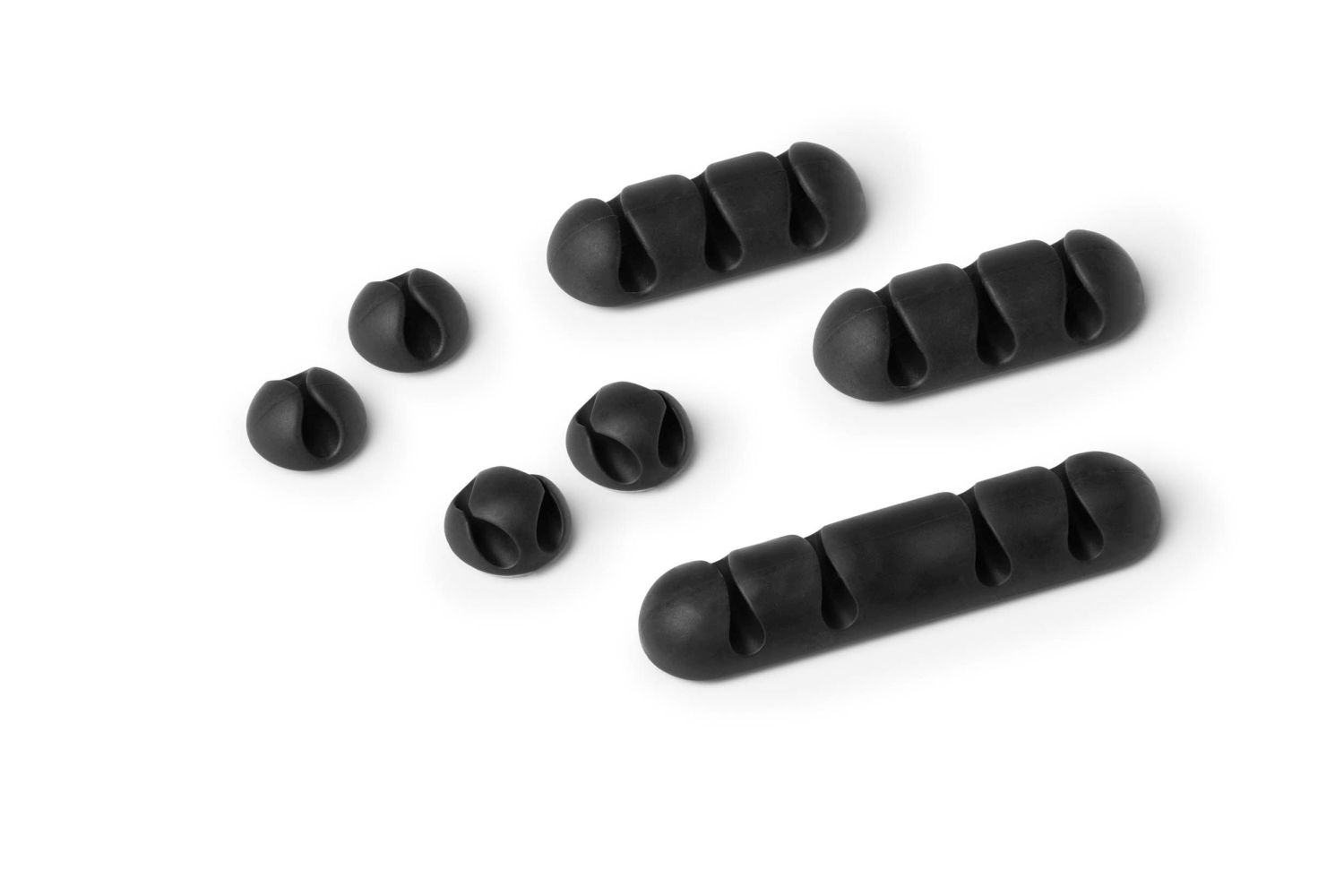 Kabel-Clip CAVOLINE® CLIP MIX - sortiert, graphit, Kunststoff, 7 Stück Kabel-Clip CAVOLINE® CLIP MIX - sortiert, graphit, Kunststoff, 7 Stück