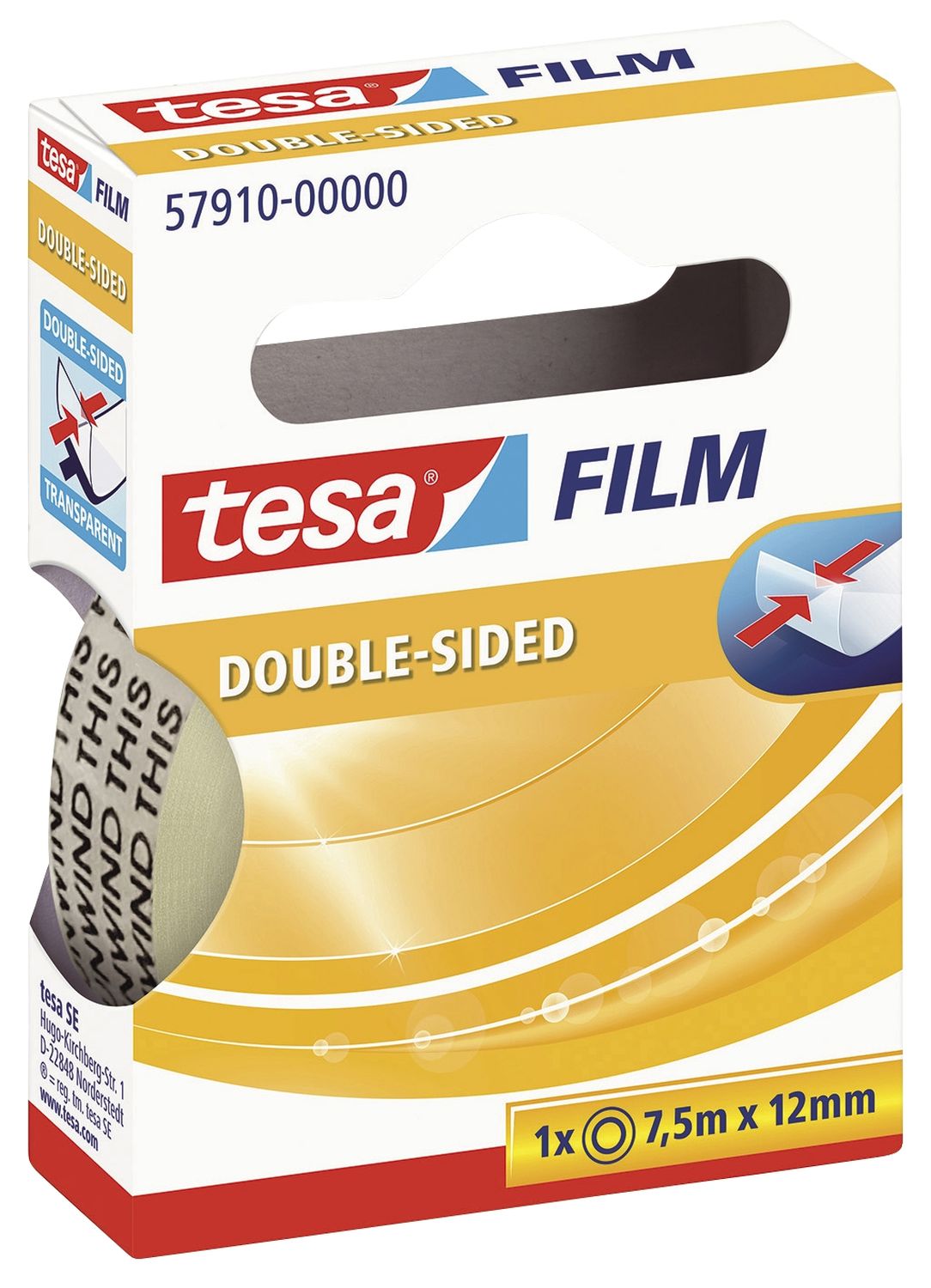 Klebefilm doppelseitig - 12 mm x 7,5 m Klebefilm doppelseitig - 12 mm x 7,5 m
