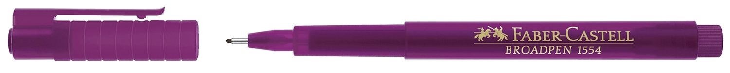 Fineliner BROADPEN 1554 - 0,8 mm, magenta (dokumentenecht)