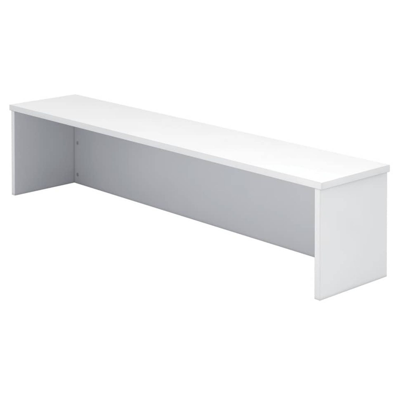 Thekenaufsatz für Schreibtisch - 160 cm, 1OH, Weiß Thekenaufsatz für Schreibtisch - 160 cm, 1OH, Weiß
