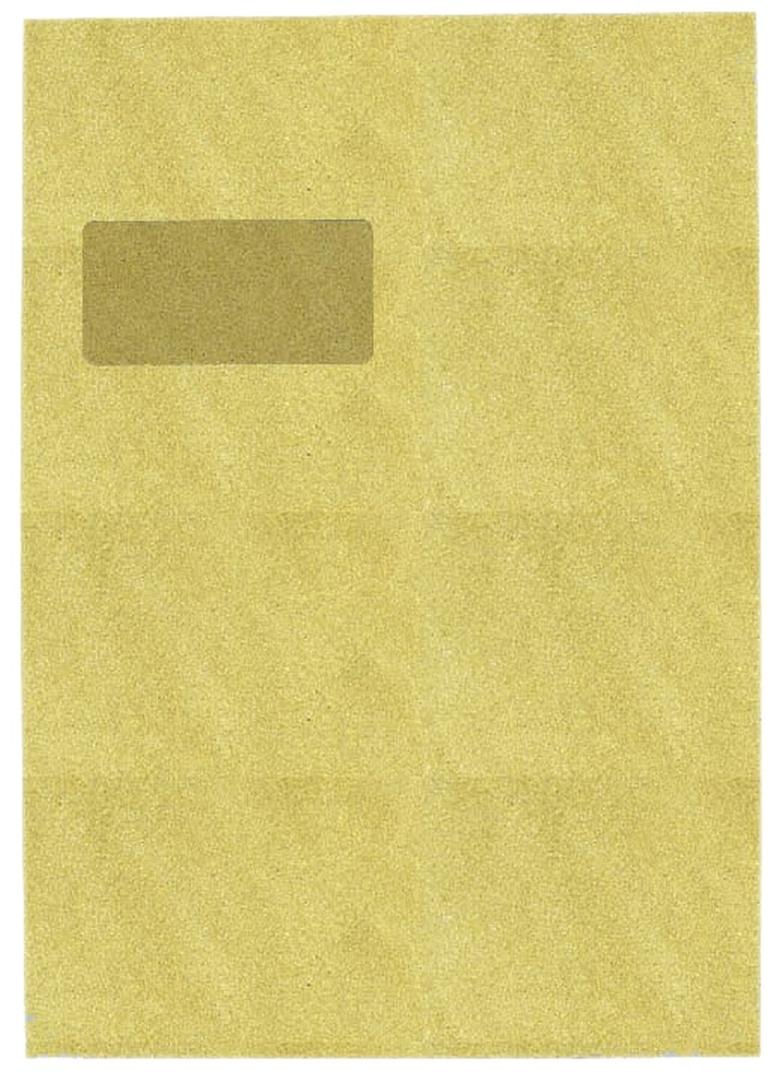 Versandtaschen Recycling MAILmedia® 30022381, C4 , mit Fenster, selbstklebend, 90 g/qm, braun, 50 Stück