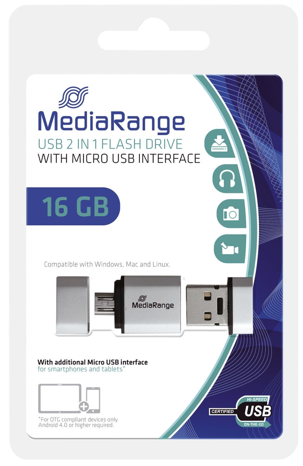 USB Mobile 2 in 1 OTG USB-Stick 16GB USB Mobile 2 in 1 OTG USB-Stick 16GB