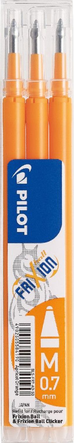 Tintenrollermine FriXion BLS-FR7 - 0,4 mm, apricot, 3er Pack Tintenrollermine FriXion BLS-FR7 - 0,4 mm, apricot, 3er Pack