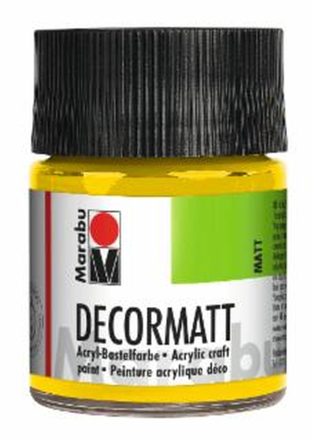 Decormatt Acryl - Gelb 019, 50 ml