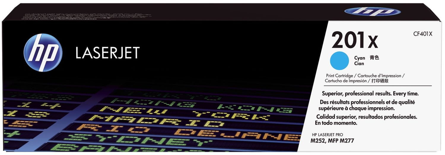 Original HP Tonerkartusche cyan (CF401X,201X,201XC,201XCYAN,NO201X,NO201XC,NO201XCYAN)