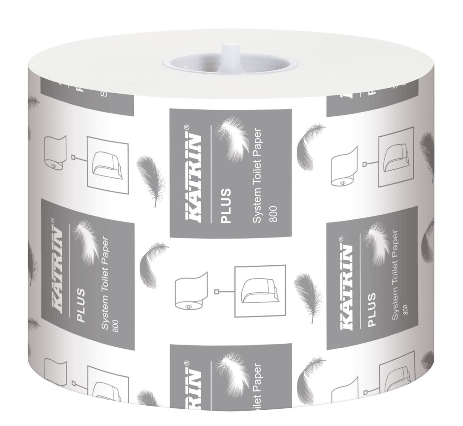 Toilettenpapier Plus System Toilet 800 - 2-lagig, weiß, 36 Rollen à 800 Blatt Toilettenpapier Plus System Toilet 800 - 2-lagig, weiß, 36 Rollen à 800 Blatt