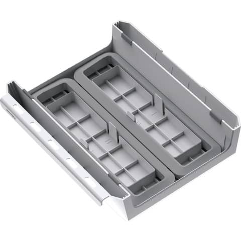 Monitorständer Fellows Breyta 100016561, für 1 Monitor, 35,4 x 8,2-15,1 x 30,4 cm, höhenverstellbar, Kunststoff, weiß