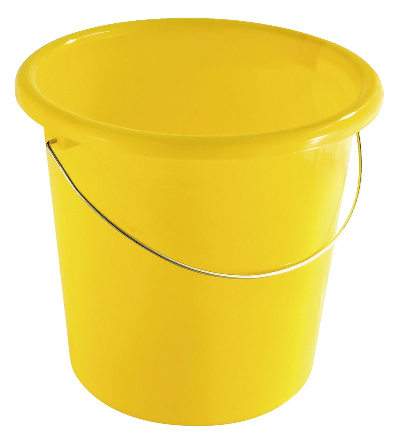 Eimer - Plastik, rund, 10 Liter, gelb Eimer - Plastik, rund, 10 Liter, gelb