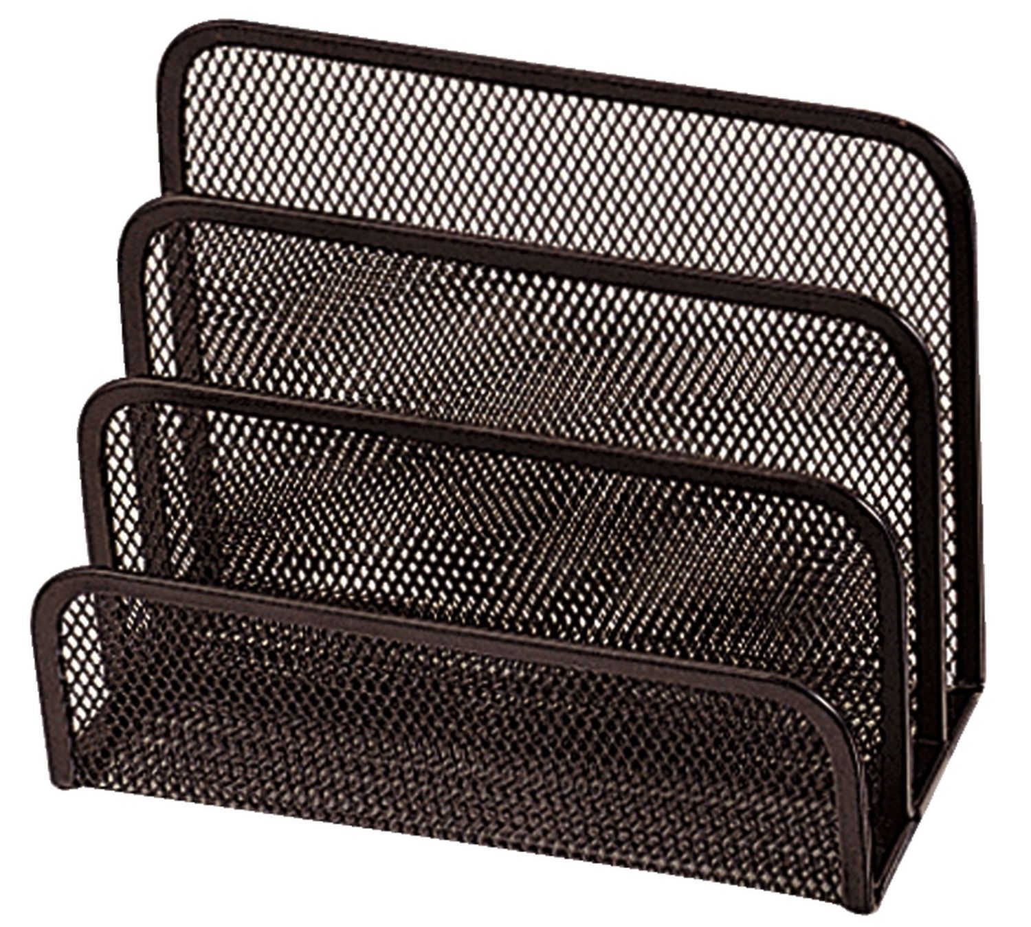 Briefständer Q-Connect® KF00876, Metalldraht mit 3 Fächern, schwarz Briefständer Q-Connect® KF00876, Metalldraht mit 3 Fächern, schwarz