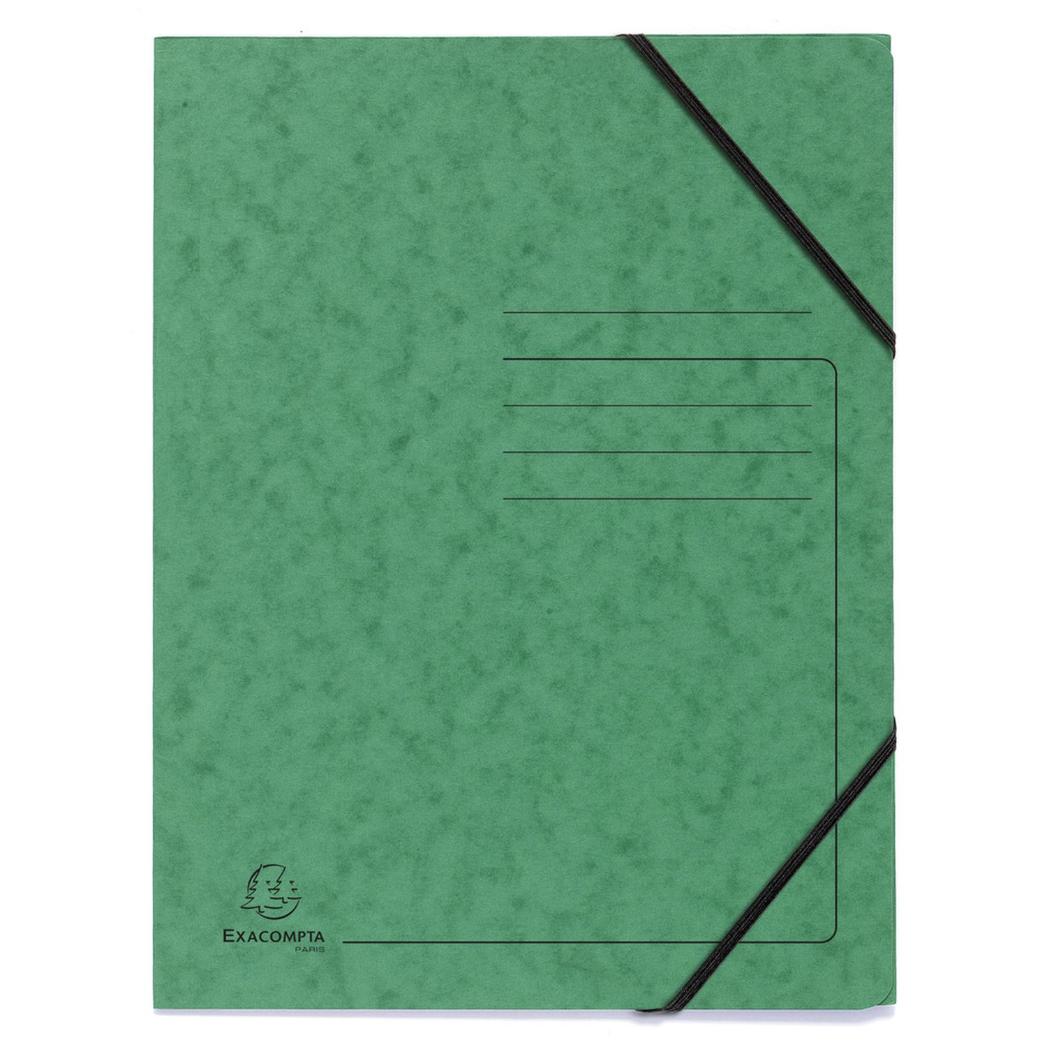 Sammelmappe - A4, 355 g/qm, Gummizug, grün Sammelmappe - A4, 355 g/qm, Gummizug, grün