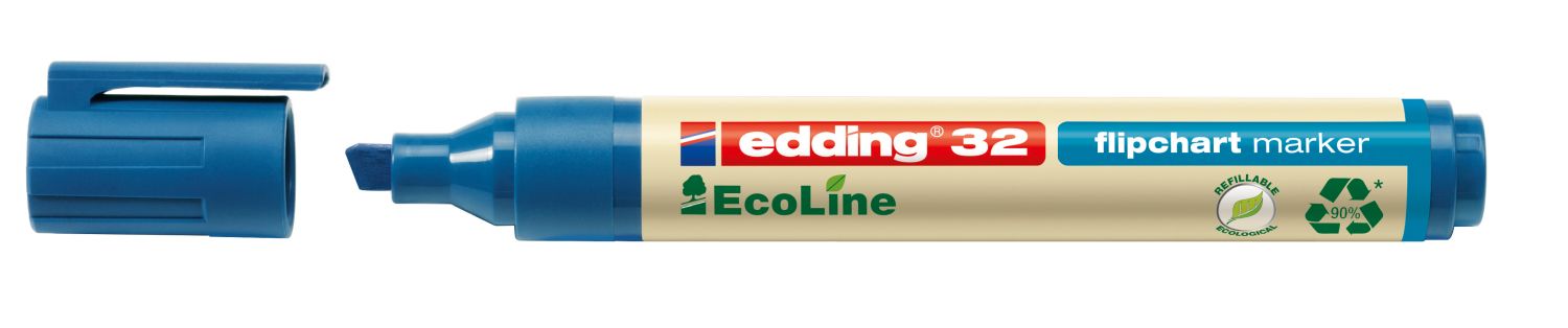 32 Flipchartmarker EcoLine - nachfüllbar, 1 - 5 mm, blau 32 Flipchartmarker EcoLine - nachfüllbar, 1 - 5 mm, blau