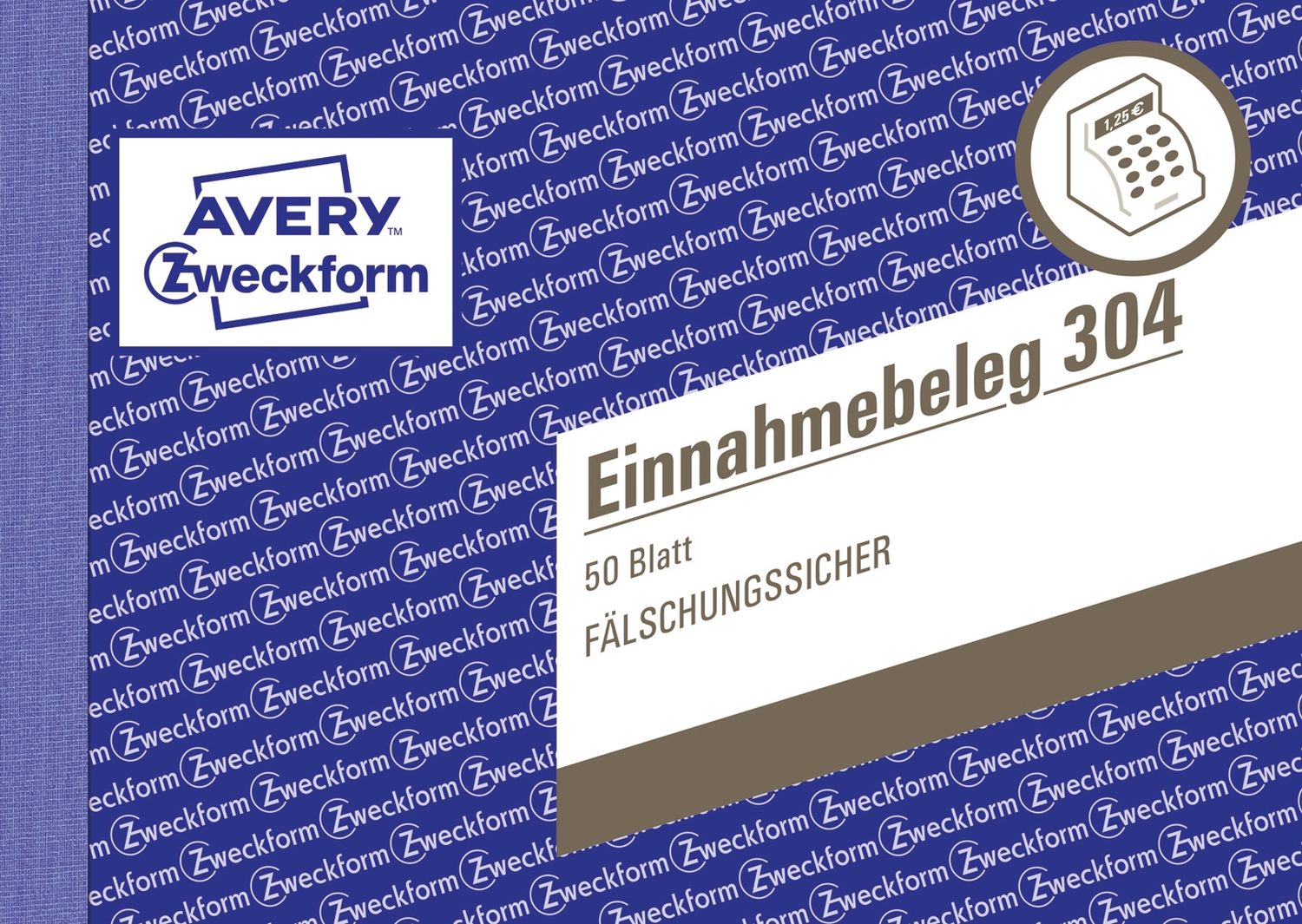 304 Einnahmebeleg, DIN A6 quer, fälschungssicher, 50 Blatt, grün 304 Einnahmebeleg, DIN A6 quer, fälschungssicher, 50 Blatt, grün