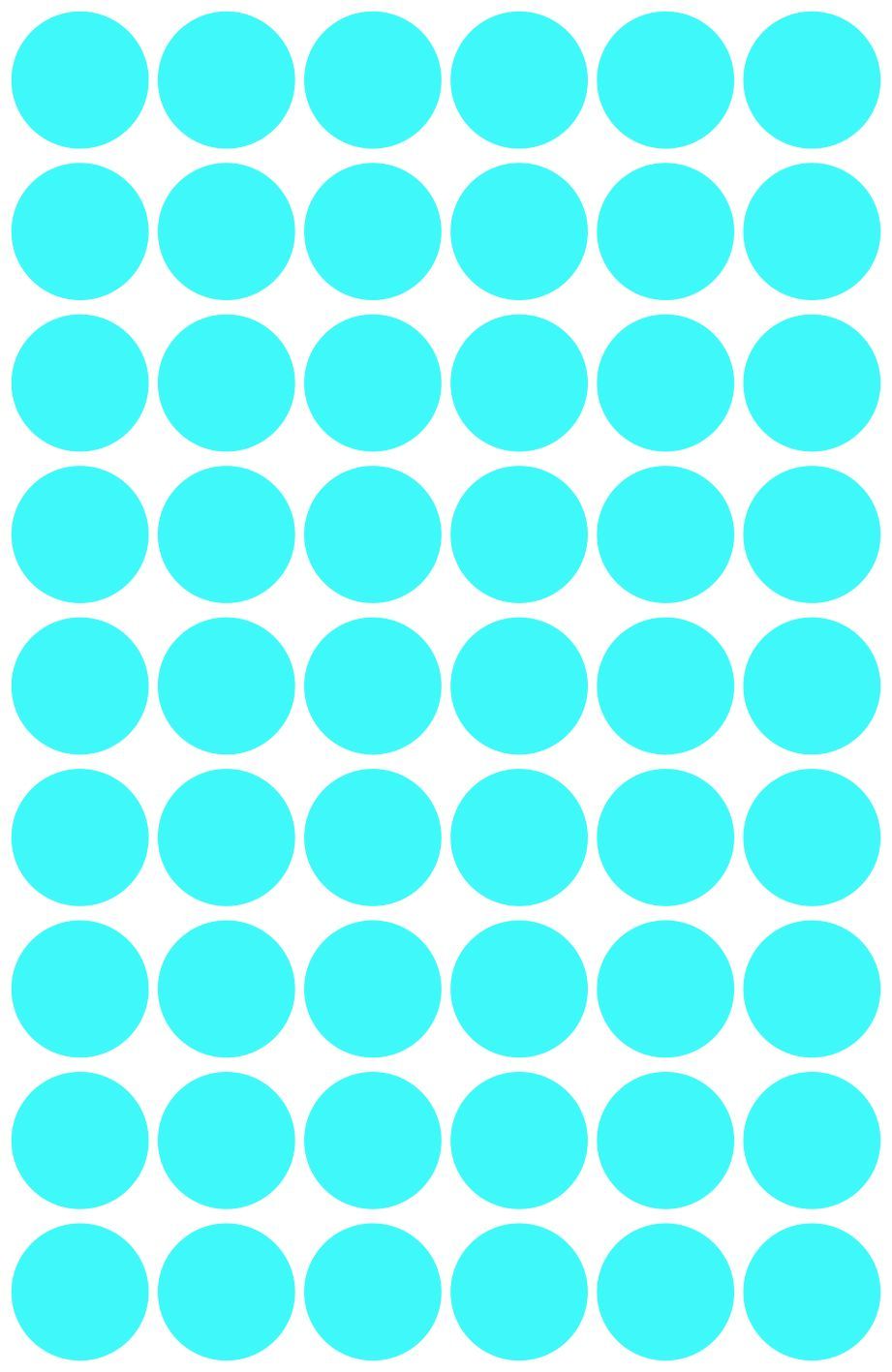 3142 Markierungspunkte - Ø 12 mm, 5 Blatt/270 Etiketten, blau 3142 Markierungspunkte - Ø 12 mm, 5 Blatt/270 Etiketten, blau