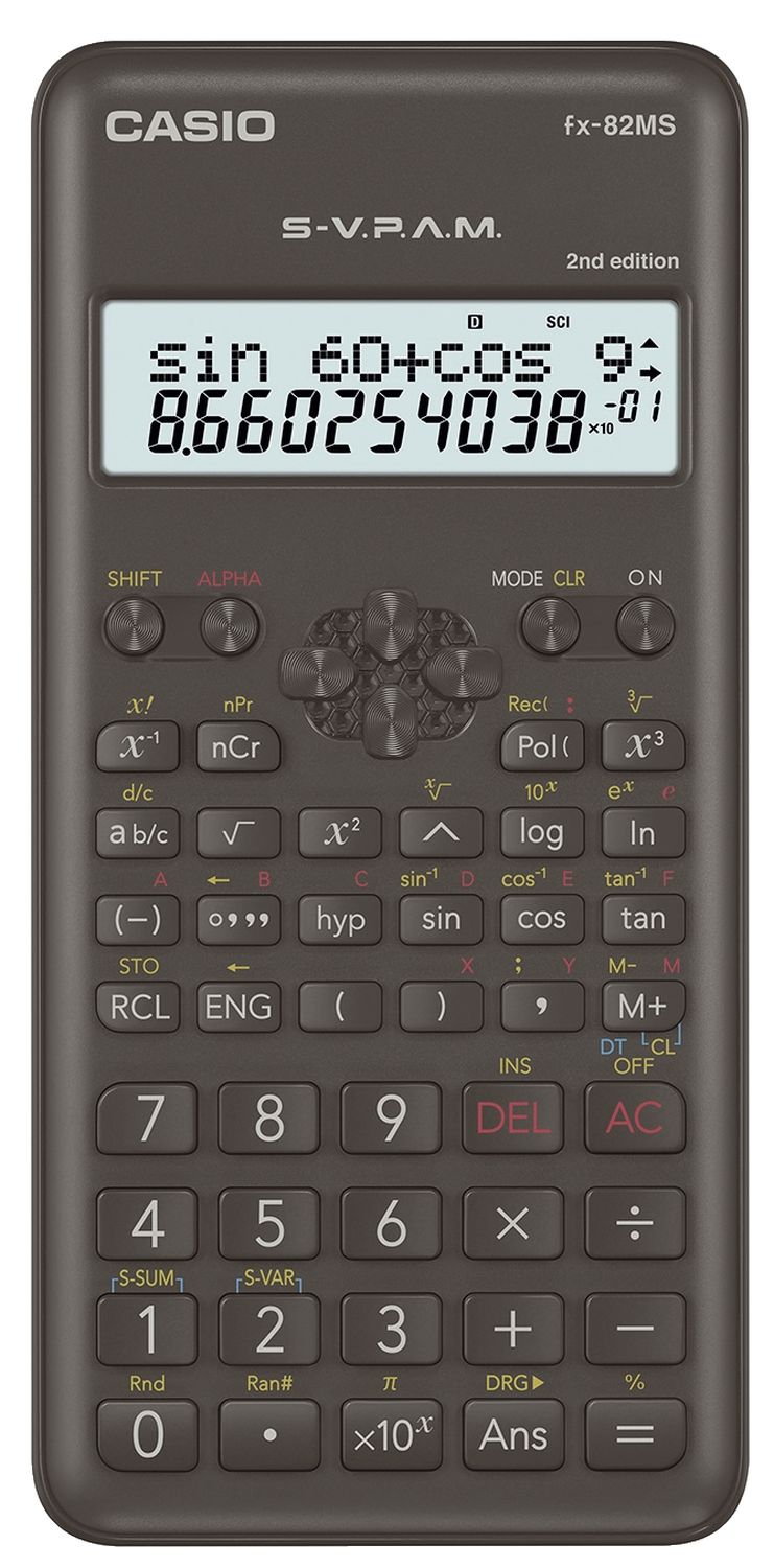 Schulrechner FX-82MS-2 - Batteriebetrieb Schulrechner FX-82MS-2 - Batteriebetrieb