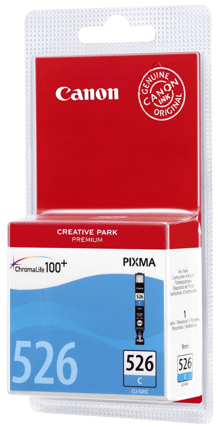 Original Canon Tintenpatrone cyan (4541B001,4541B001AA,CLI-526C)