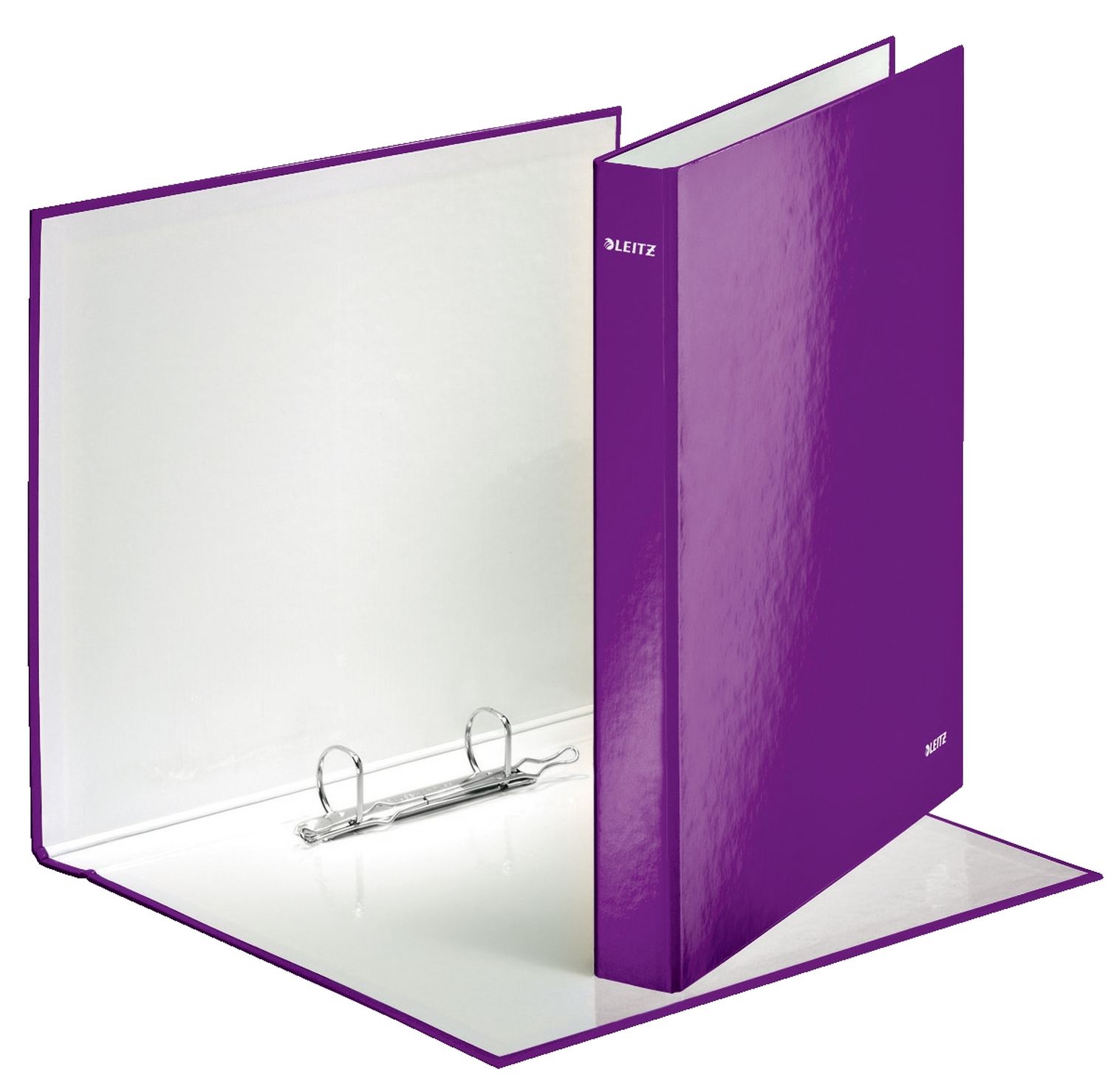 Ringbuch Leitz 4241-00-62, für DIN A4 überbreit, 2 Ringe, Ring-Ø 25 mm, Rückenbreite 40 mm, violett