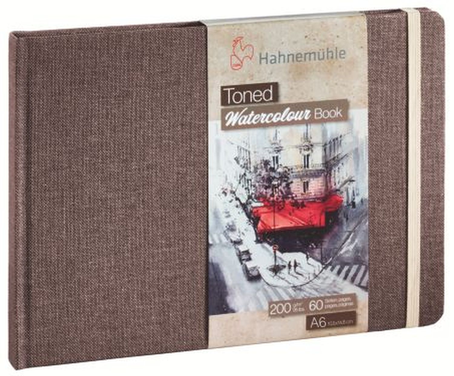 Toned Watercolour Book - A6, 200 g/qm, beige, oberflächengeleimt, 30 Blatt Toned Watercolour Book - A6, 200 g/qm, beige, oberflächengeleimt, 30 Blatt