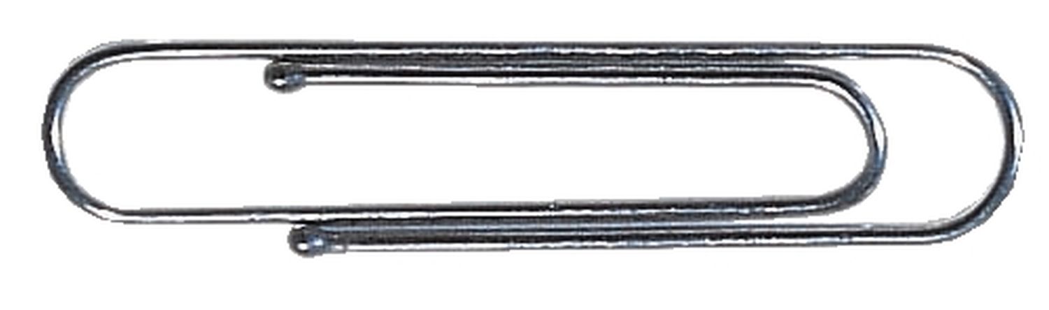 Aktenklammern mit Kugelenden - 50 mm glatt, verzinkt, 100 Stück Aktenklammern mit Kugelenden - 50 mm glatt, verzinkt, 100 Stück