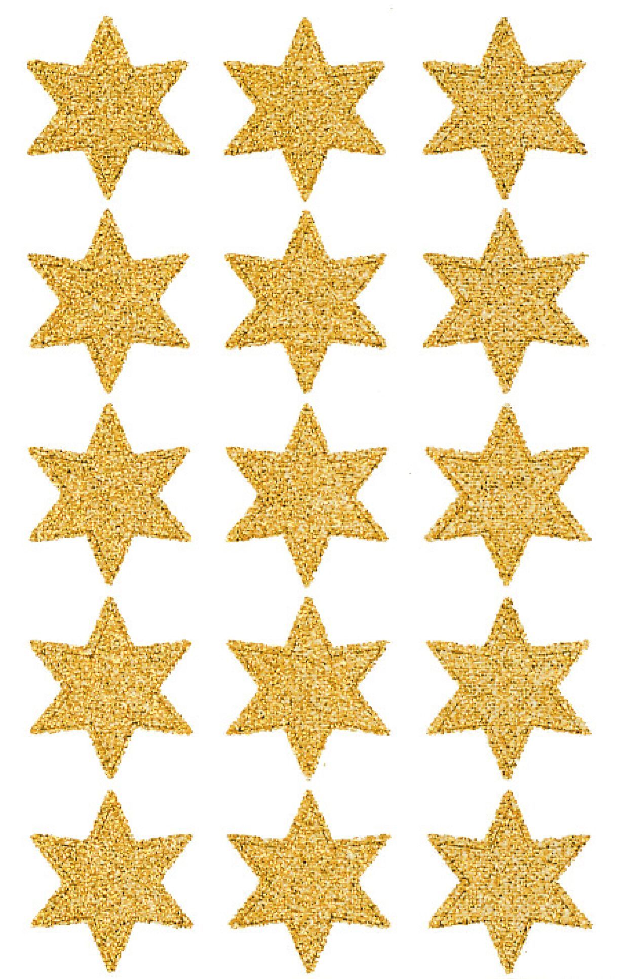 Z-Design 4112, Weihnachtssticker, Sterne, 2 Bogen/30 Sticker