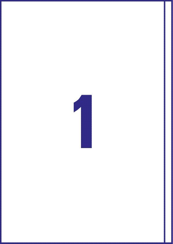 3418 Universal-Etiketten - 200 x 297 mm, weiß, 100 Etiketten/100 Blatt, permanent 3418 Universal-Etiketten - 200 x 297 mm, weiß, 100 Etiketten/100 Blatt, permanent