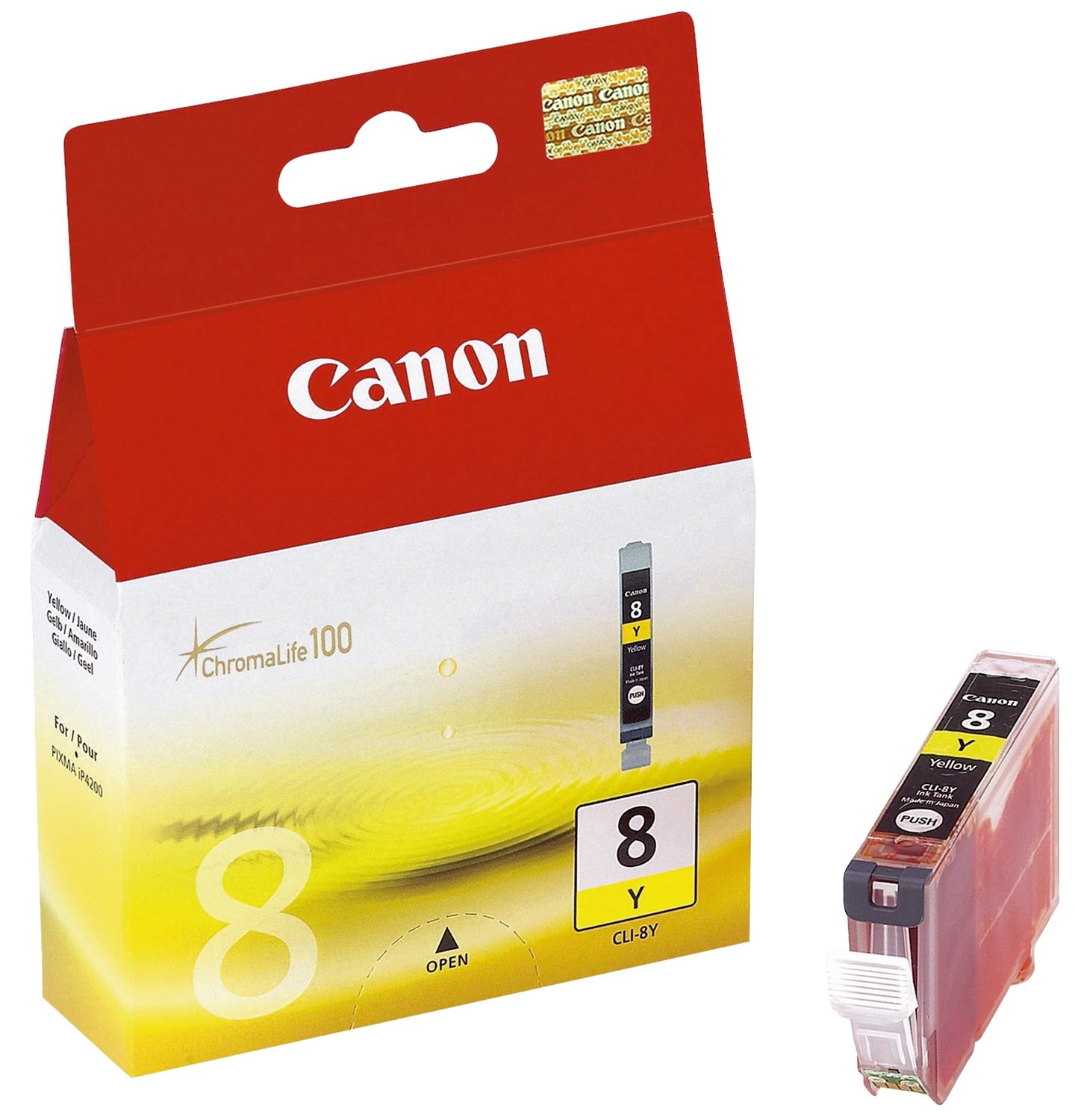 Original Canon Tintenpatrone gelb (0623B001,623B001,CLI-8Y)