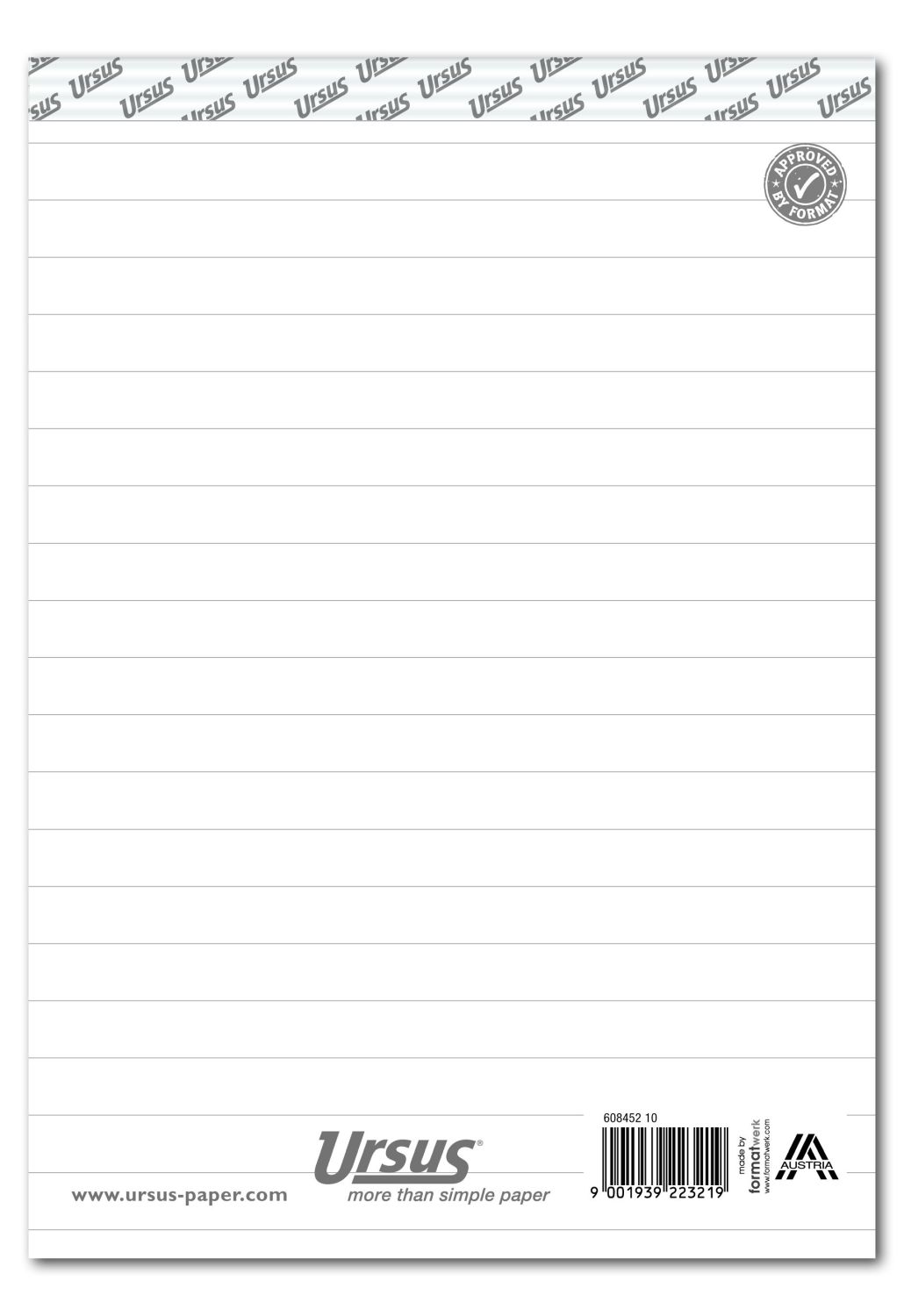 Notizblock - A5, 48 Blatt, 60 g/qm, liniert Notizblock - A5, 48 Blatt, 60 g/qm, liniert