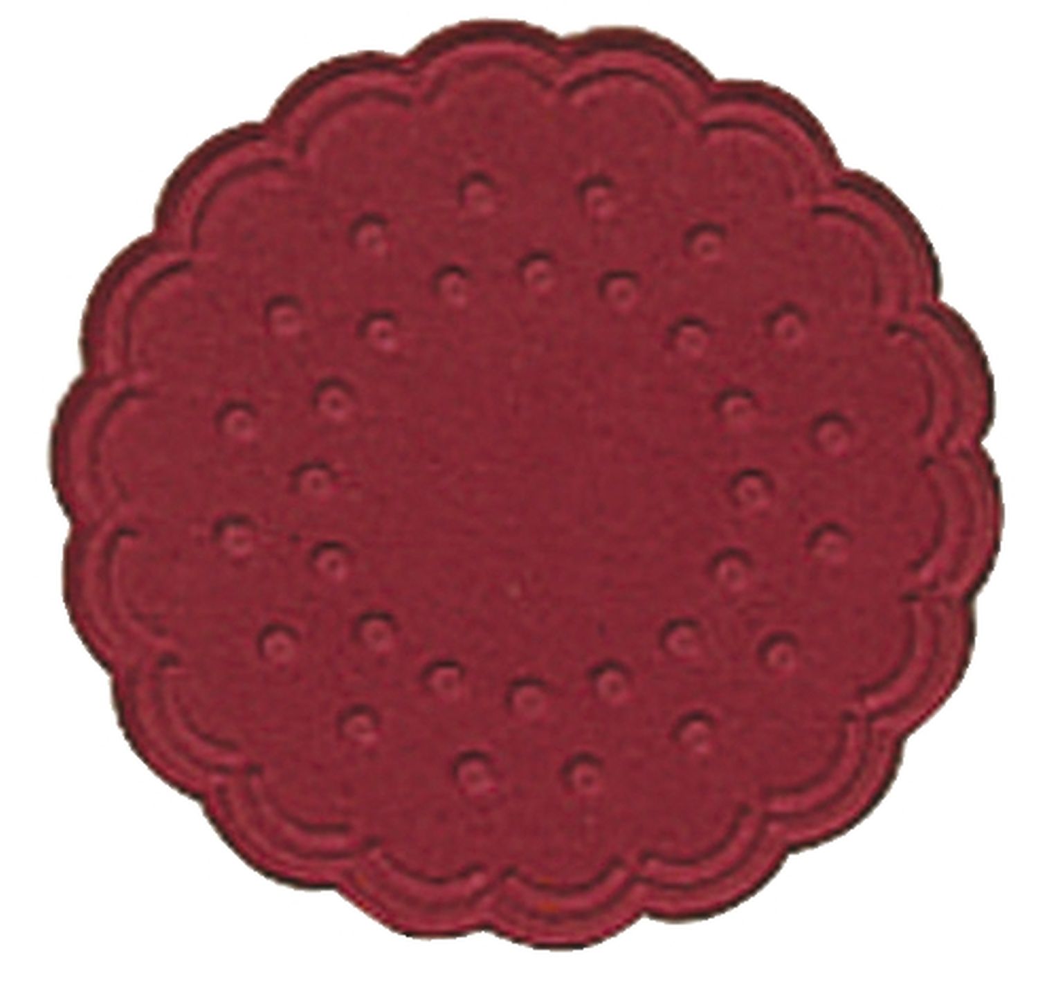 Tassenuntersetzer - Ø 7,5 cm, bordeaux, 25 Stück Tassenuntersetzer - Ø 7,5 cm, bordeaux, 25 Stück