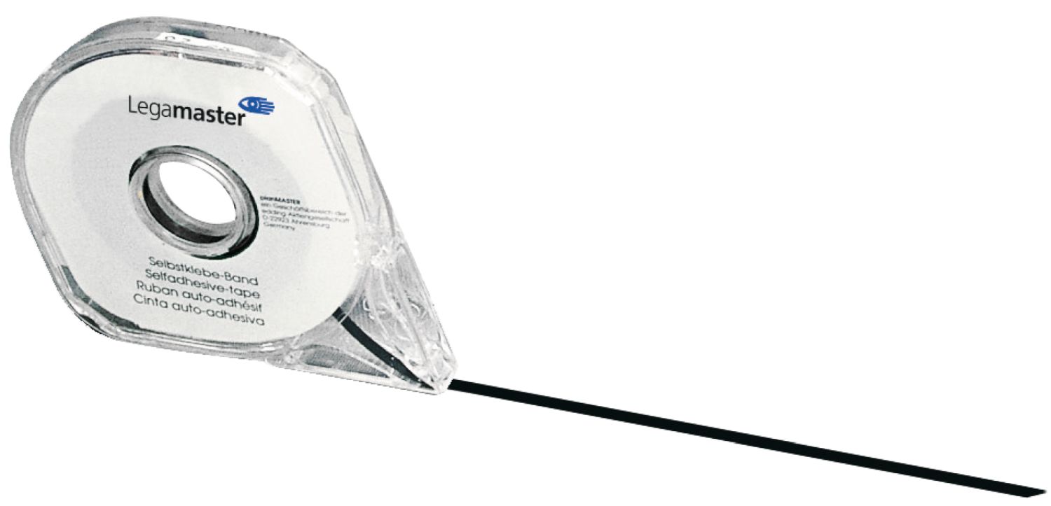 Aufteilungsband für Planungstafel - 3 mm x 8 m, schwarz Aufteilungsband für Planungstafel - 3 mm x 8 m, schwarz