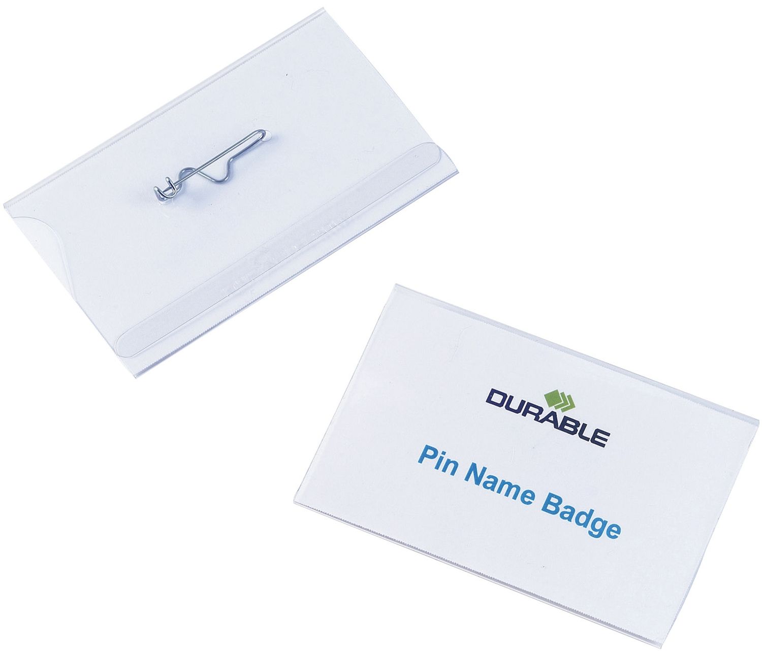 Namensschild mit Nadel, 90 x 54 mm, 50 Stück Namensschild mit Nadel, 90 x 54 mm, 50 Stück