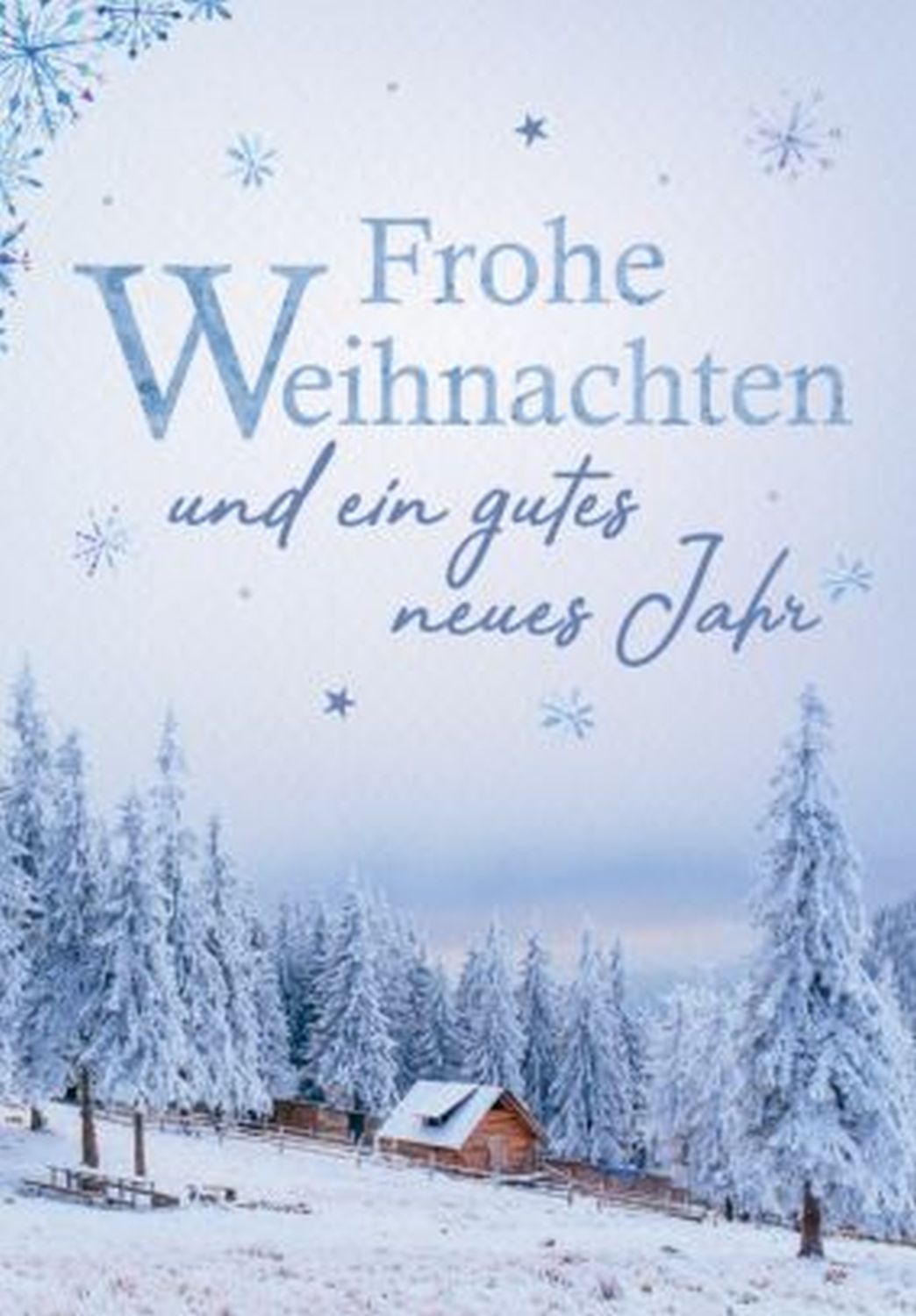 Grußkarte Weihnacht- und Neujahrswünsche - midi, inkl. Umschlag Grußkarte Weihnacht- und Neujahrswünsche - midi, inkl. Umschlag
