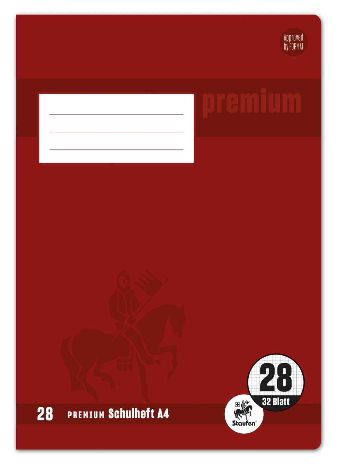 Heft PREMIUM LIN 28 - A4, 32 Blatt, 90 g/qm, kariert mit RandPREMIUM LIN ien Heft PREMIUM LIN 28 - A4, 32 Blatt, 90 g/qm, kariert mit RandPREMIUM LIN ien