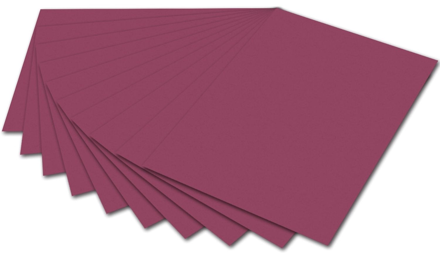 Tonpapier - 50 x 70 cm, weinrot Tonpapier - 50 x 70 cm, weinrot