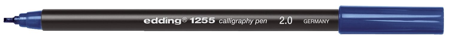 1255 Kalligrafie Stift - Fasermaler, 2,0 mm, stahlblau 1255 Kalligrafie Stift - Fasermaler, 2,0 mm, stahlblau