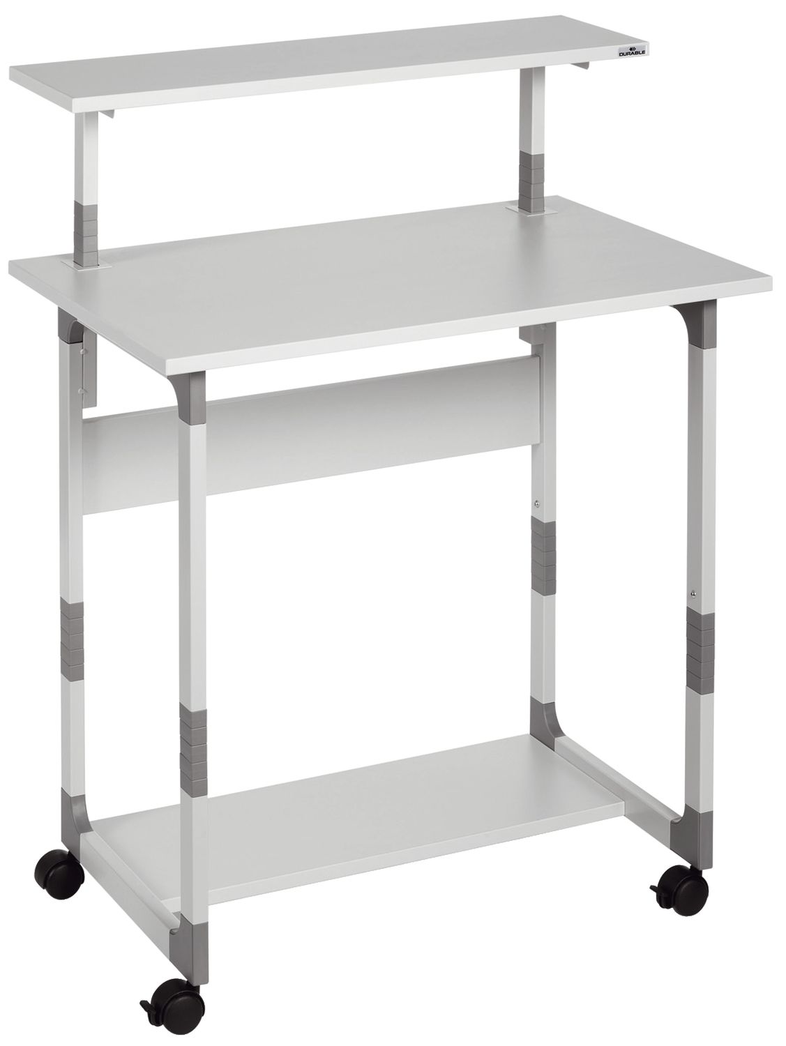 Computertisch TROLLEY 85 VH - höhenverstellbar, grau Computertisch TROLLEY 85 VH - höhenverstellbar, grau