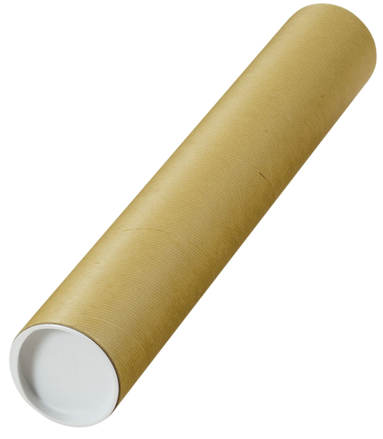 Versandrohre mit vormontierten Verschlusskappen - Ø 80 x 500 mm, braun, 10 Stück Versandrohre mit vormontierten Verschlusskappen - Ø 80 x 500 mm, braun, 10 Stück
