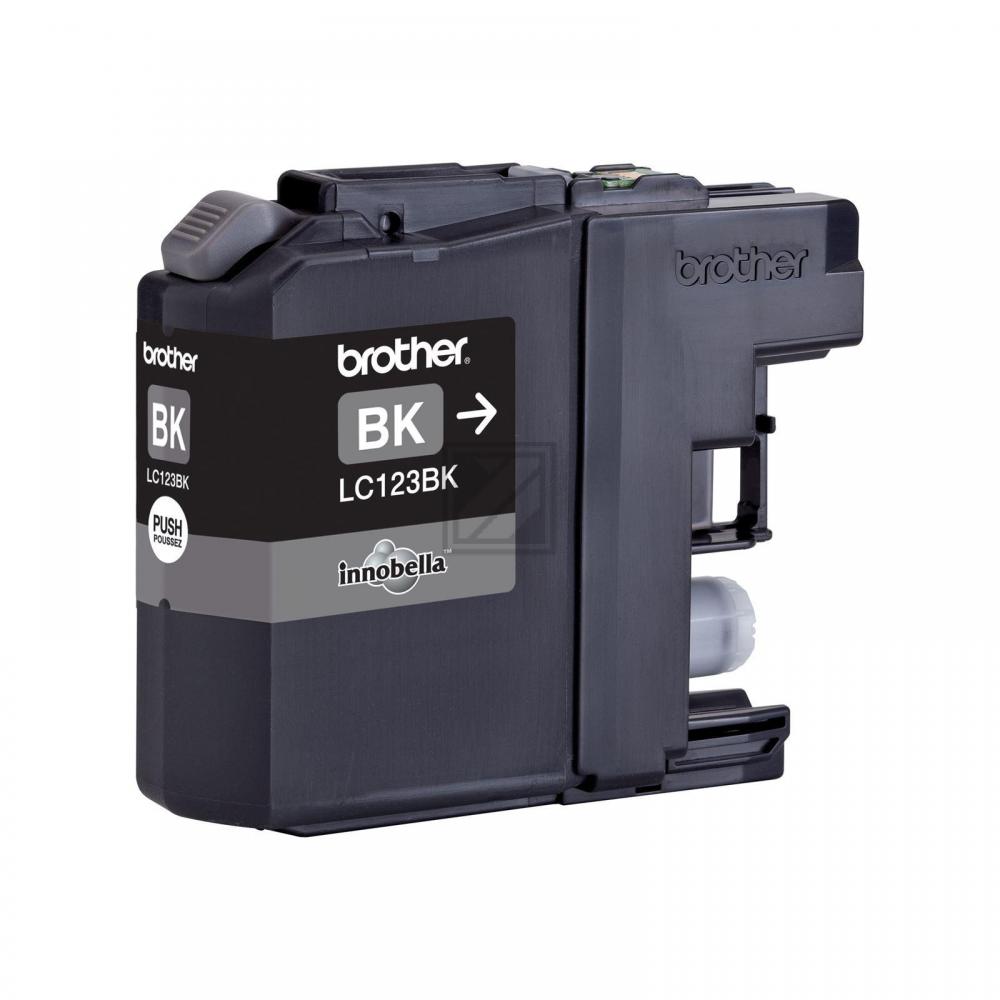 Original Tinte brother LC-123BK, ca. 600 Seiten, schwarz