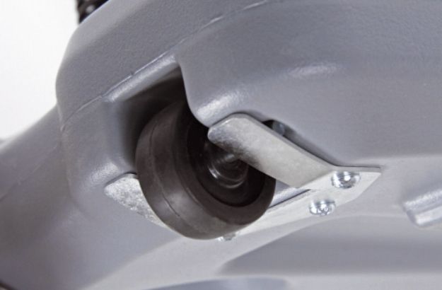 Kundenstopper Outdoor - mit Rollen, A1, grau Kundenstopper Outdoor - mit Rollen, A1, grau