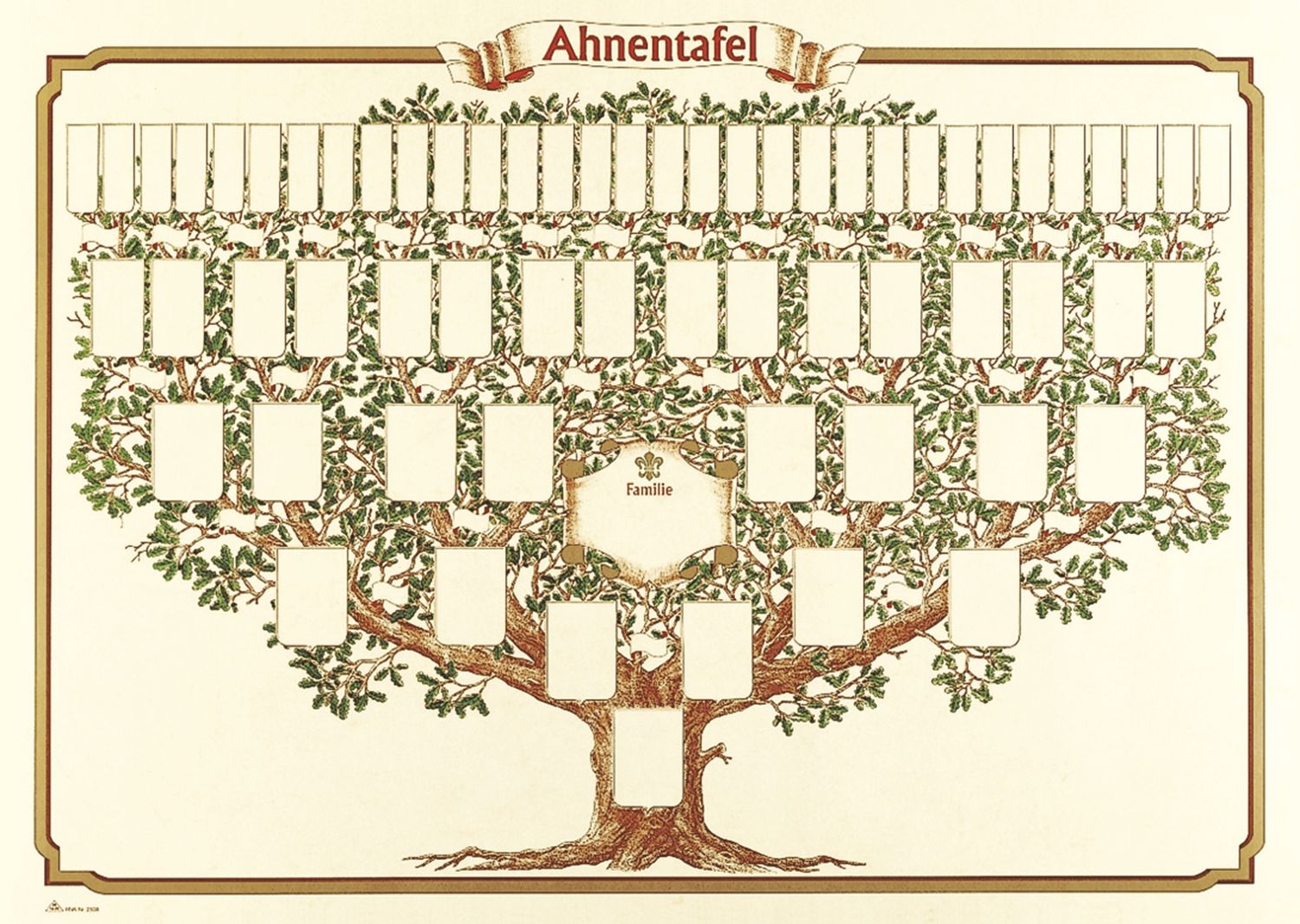 Schmuck-Ahnentafel "Skizzierter Baum" 6 Generationen, (BxH): 70x50 cm, 190g/qm Schmuck-Ahnentafel "Skizzierter Baum" 6 Generationen, (BxH): 70x50 cm, 190g/qm