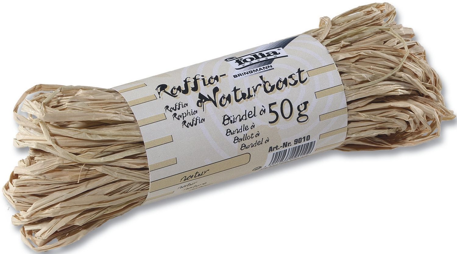 Naturbast Raffia - matt, natur, 50 g Naturbast Raffia - matt, natur, 50 g