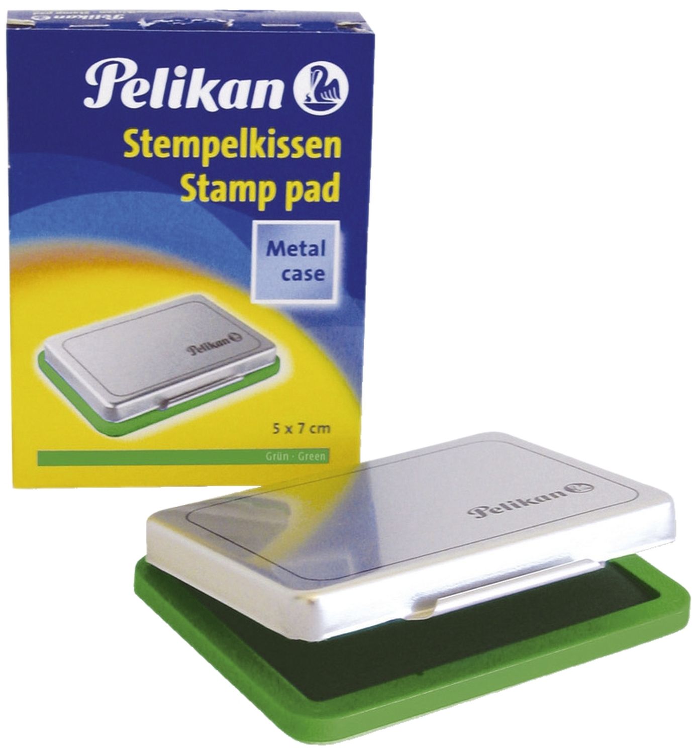 Stempelkissen 3 - 70 x 50 mm, grün getränkt Stempelkissen 3 - 70 x 50 mm, grün getränkt
