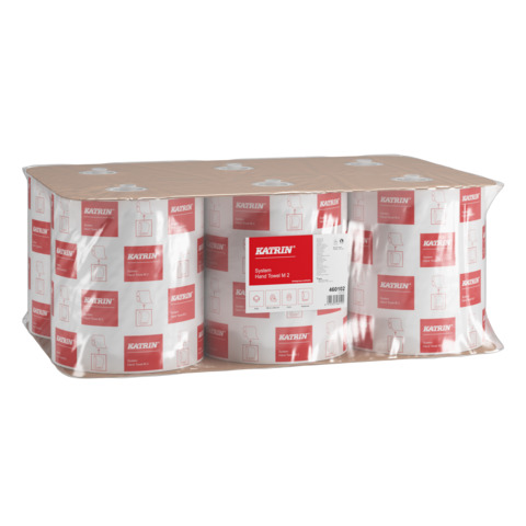 Handtuchrolle Classic 460102, System towel M2, 2-lagig, 209 mm x 160 m, weiß, 6 Rollen