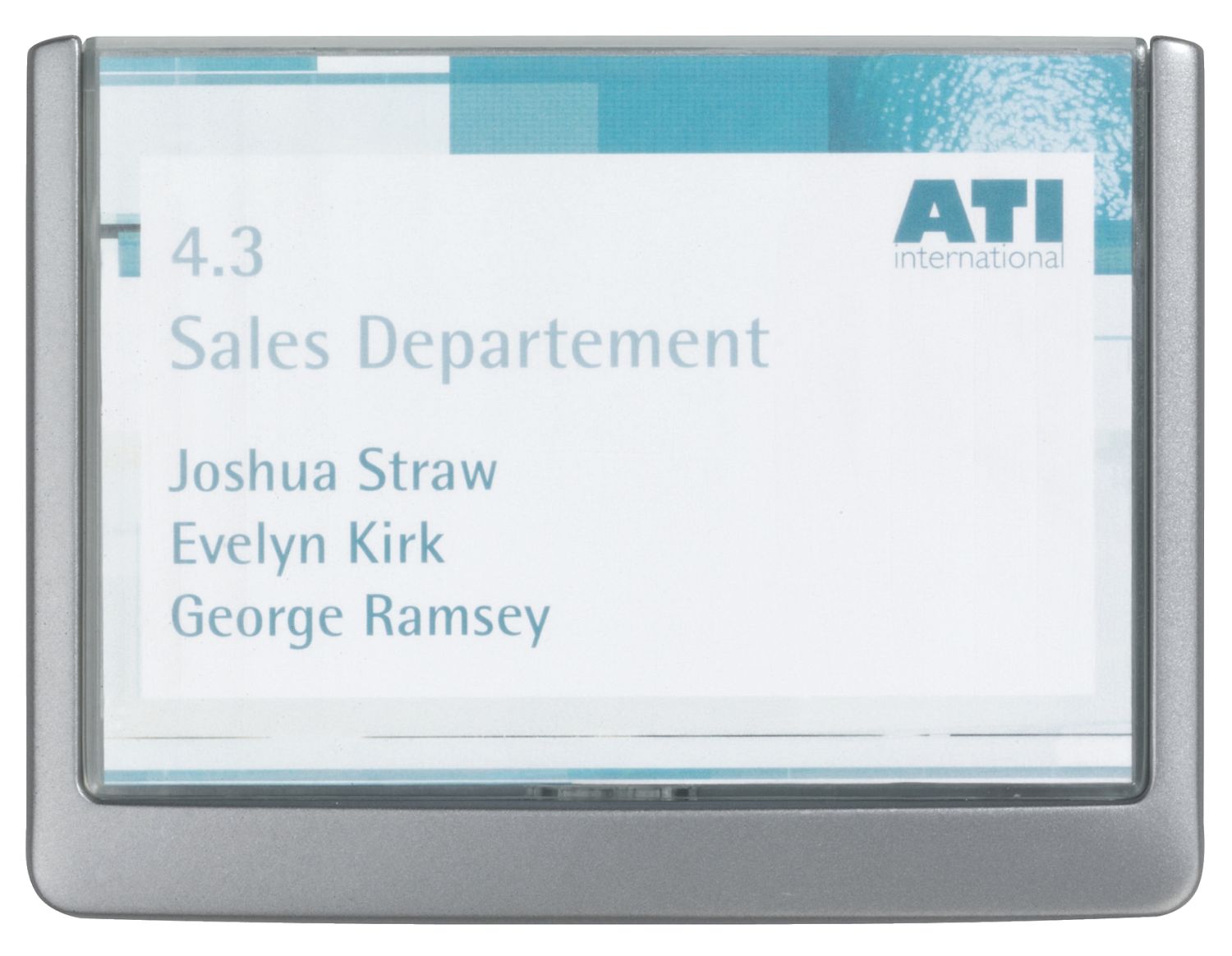 Türschild CLICK SIGN, Alu, 149 x 105,5 mm, Transparent Türschild CLICK SIGN, Alu, 149 x 105,5 mm, Transparent
