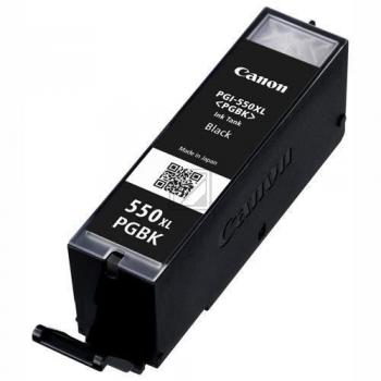 Original Tinte Canon PGI-550PGBKXL (6431B001), ca. 500 Seiten, schwarz