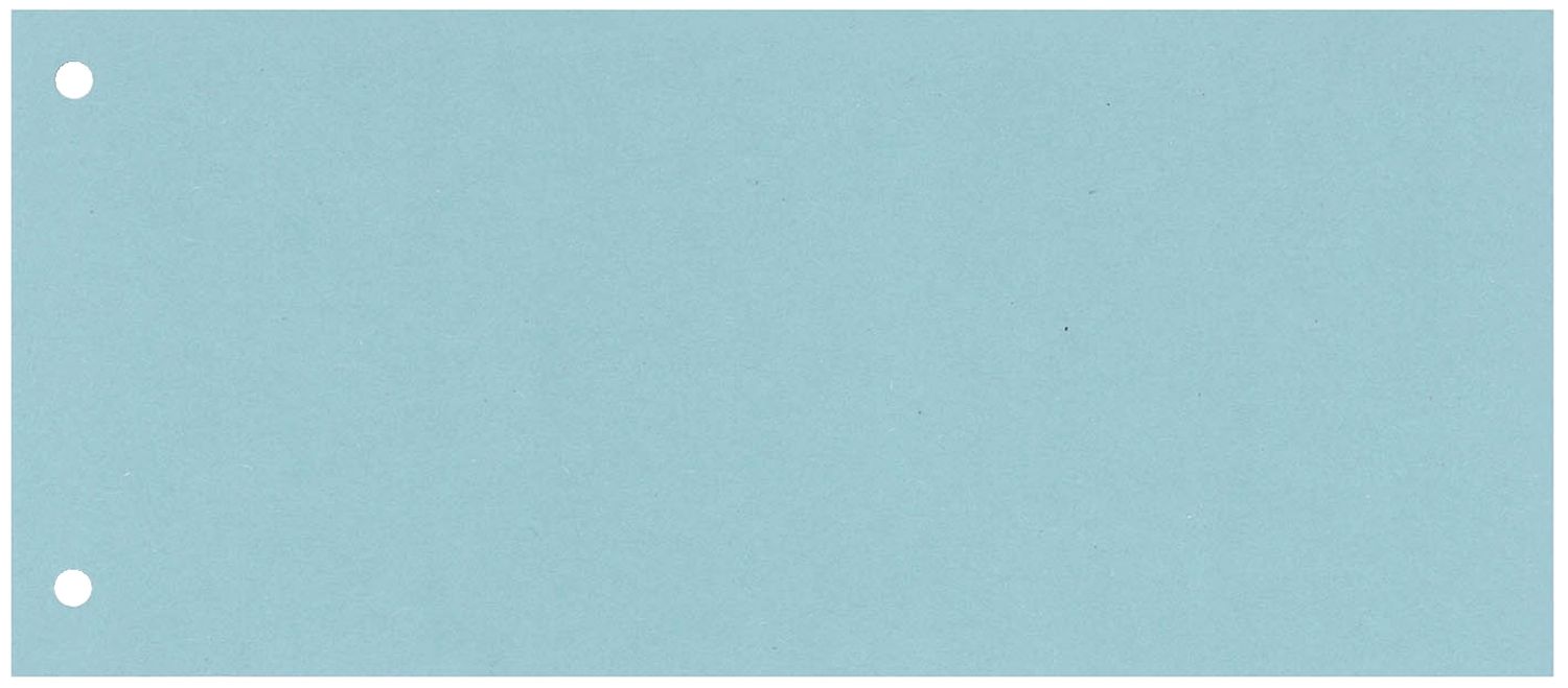 Trennstreifen - 190 g/qm Karton, blau, 100 Stück Trennstreifen - 190 g/qm Karton, blau, 100 Stück
