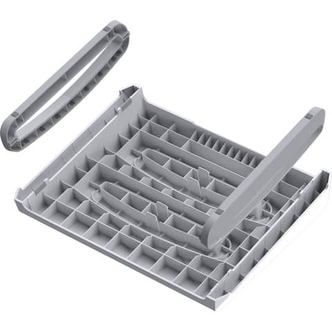 Fußstütze Fellows Breyta 100016563, 3-fach höhenverstellbar, stufenlos winkelverstellbar 0 - 18 Grad, weiß