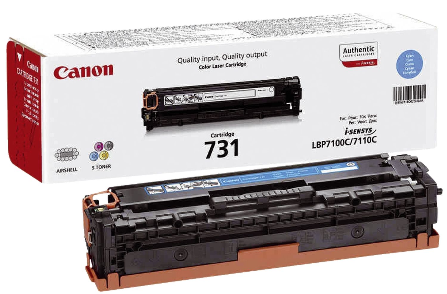 Original Canon Tonerkartusche cyan (6271B002,6271B002AA,731C,CRG731C)