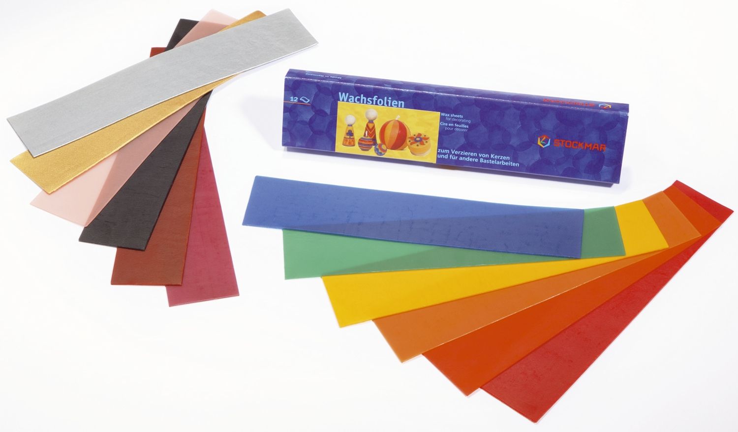 Wachsfolien - 12 Farben Wachsfolien - 12 Farben