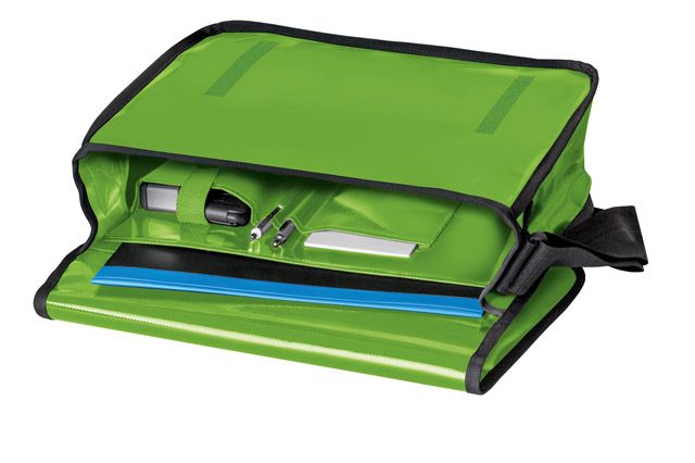 VELOCOLOR® Umhängetasche - 375 x 315 x 110 mm, LKW-Plane, hellgrün VELOCOLOR® Umhängetasche - 375 x 315 x 110 mm, LKW-Plane, hellgrün